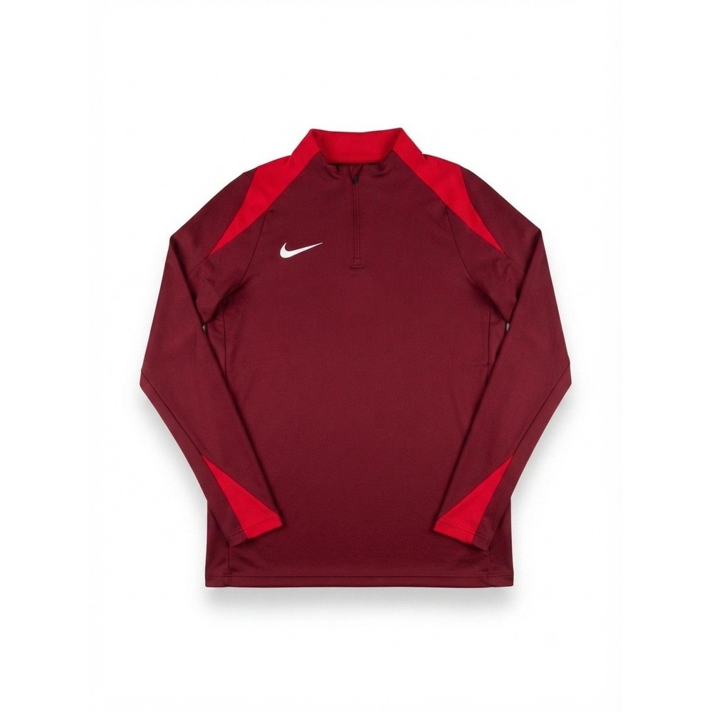 Nike Men's Maroon Red 1/4 Zip Pullover Jacket Medium Athletic Training Active